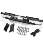 Rear Step Bumper for Silverado/Sierra 2500HD 3500 (2001–2007) w/ License Plate Lights