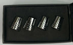 Valve Stem Caps Premium Chrome Tapered for Dodge Ram (2002–2024)
