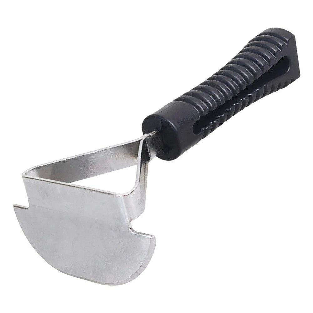 Curved Steel Tire Scraper Tool for Tire Dirt Removal and Grinding