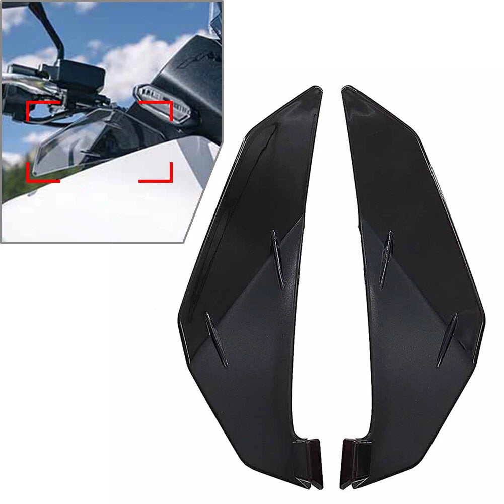 Black Upper Air Wind Deflectors for Honda XL750 Transalp (2023)