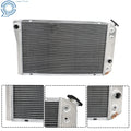 3-Row Aluminum Racing Radiator for Chevrolet Corvette 1984–1990