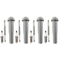 Set of 4 Denso Iridium TT Spark Plugs & Coil Boots for Ford C-Max (2013)