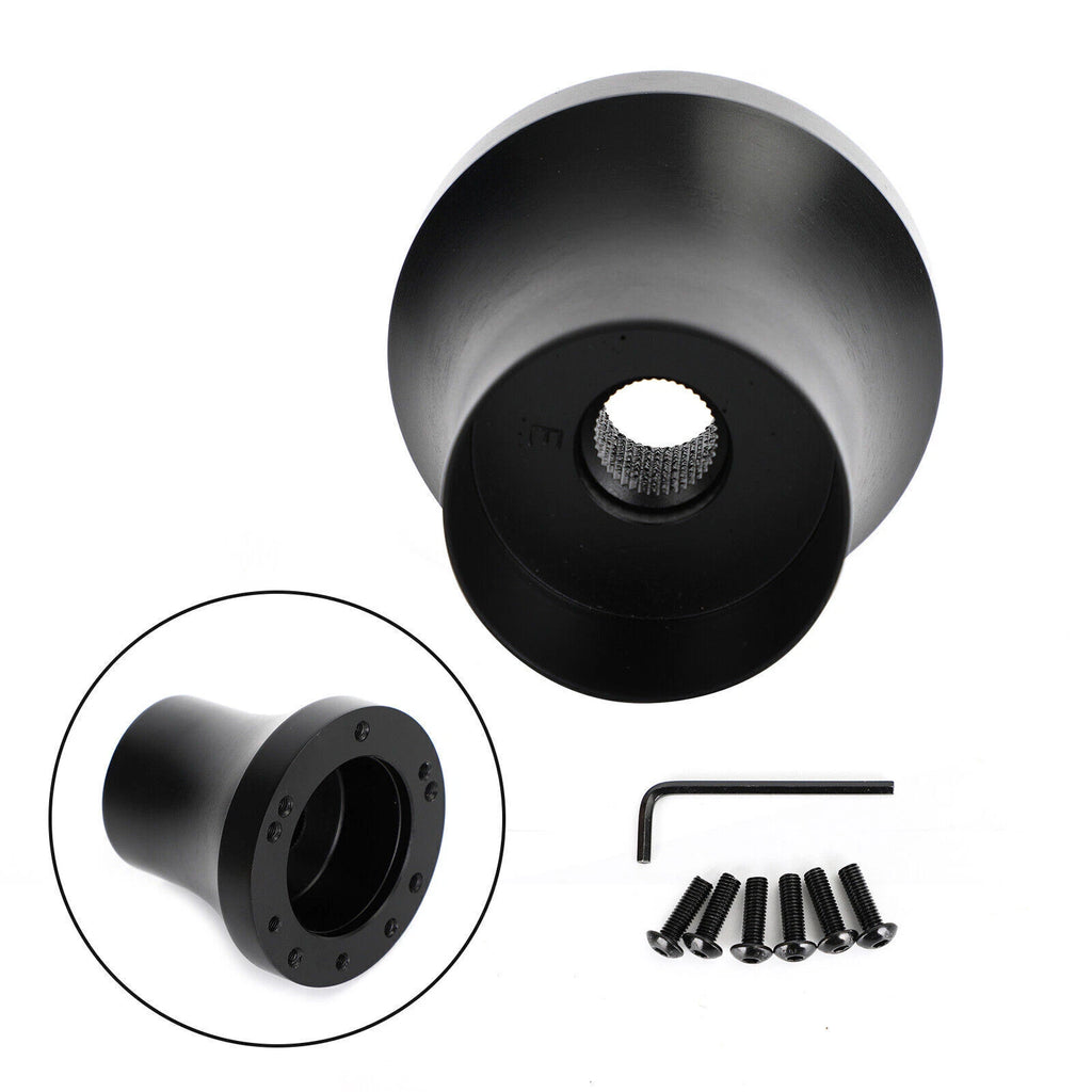 Aluminum Steering Wheel Adapter Hub for EZGO TXT & RXV (Black T9)