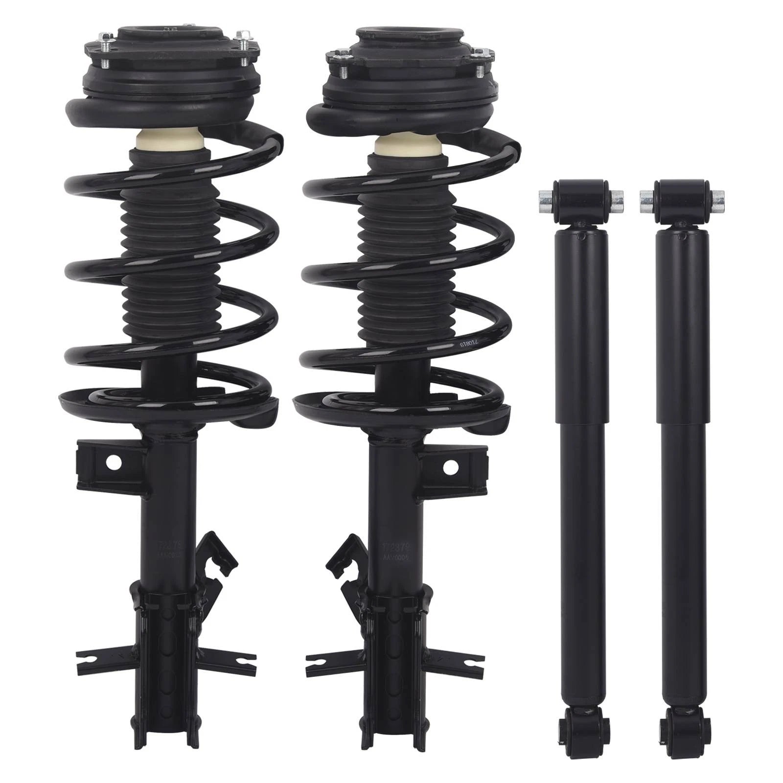 Set of 4 Struts Shocks Assembly for Nissan Sentra (2007–2012)