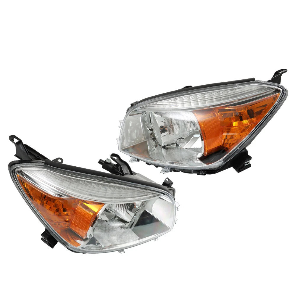 Chrome Set of 2 Headlight Headlamps for Toyota RAV4 (2006–2008)