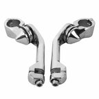 1-1/4'' Angled Engine Guard Foot Peg Mount for Harley Sportster