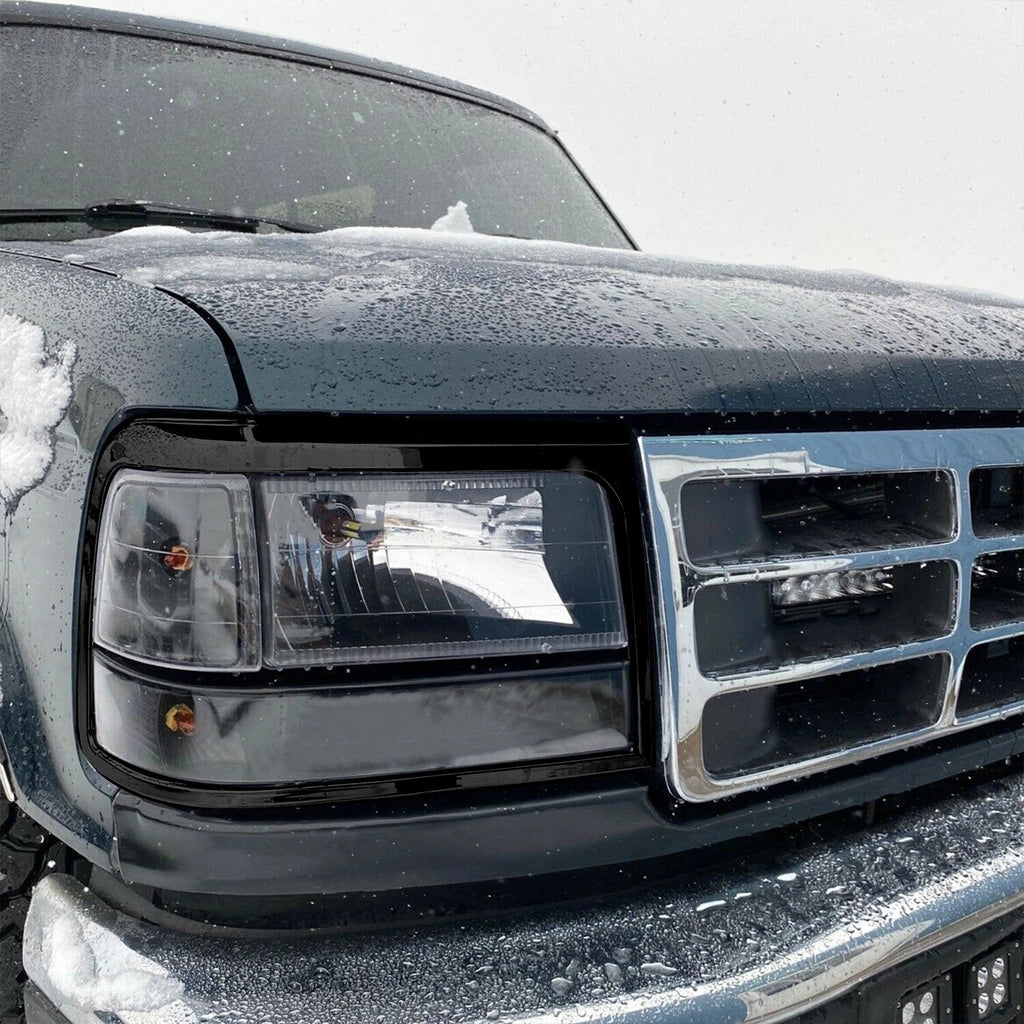 Headlight Trim Bezel Pair for Ford Bronco F150 F250 F350 (1992–1996)