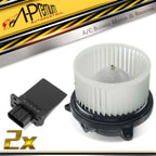 Heater Blower Motor & Resistor Kit for Nissan Frontier Xterra Pathfinder (2005–2021)