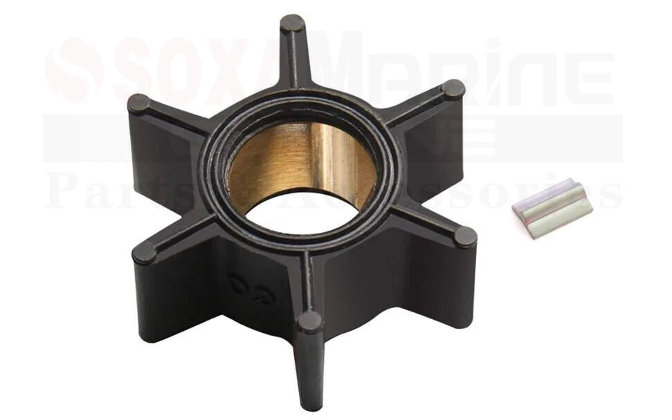 Pump Impeller with Key for Mercury Mariner 3.5HP 3.6HP 4HP (18-3054, 47-89980)