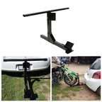 Hitch-mount Motorcycle Carrier for Truck (550lbs Capacity)