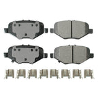 Rear Brake Kit 305mm Rotors & Akebono Ceramic Pads for Chrysler Dodge Ram