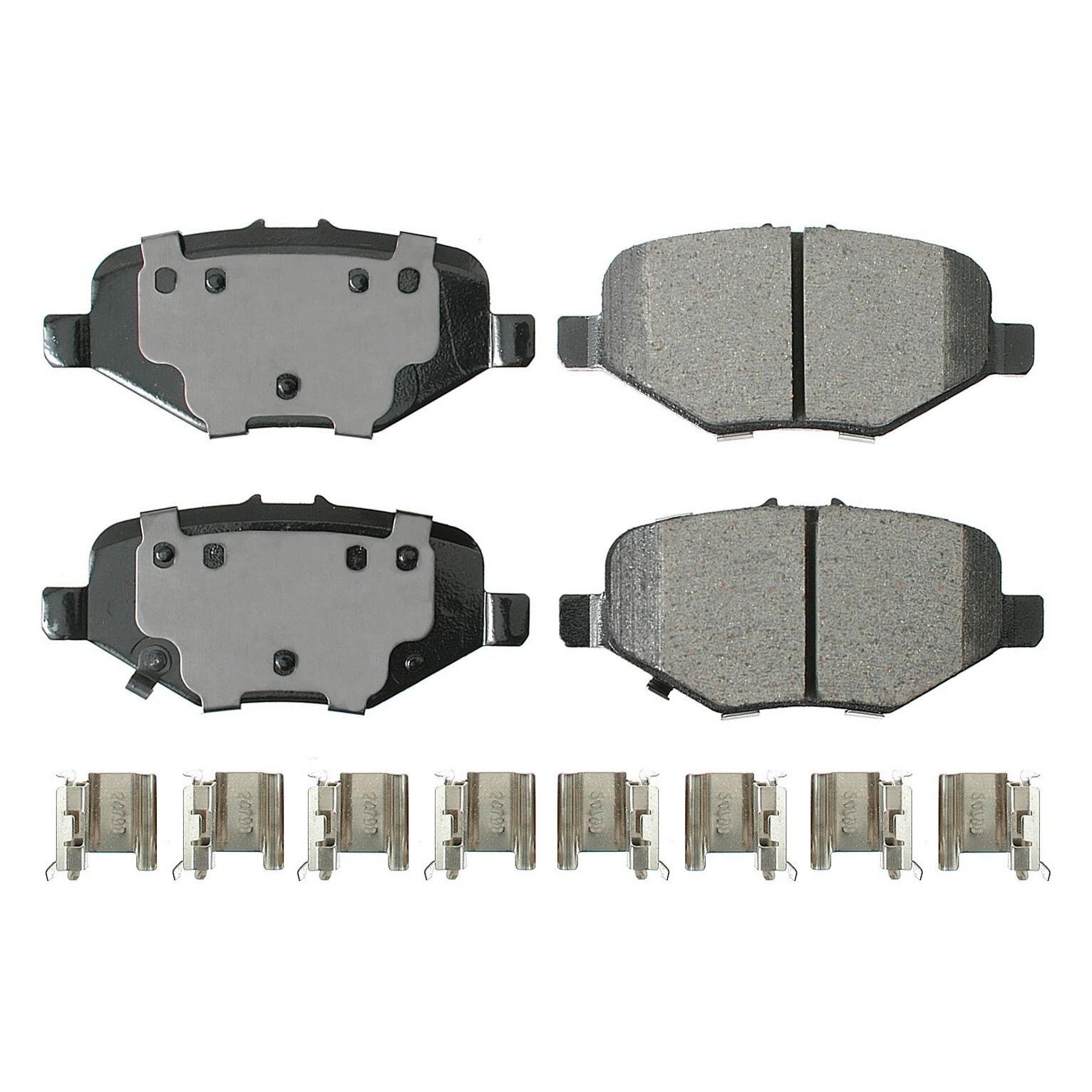 Rear Brake Kit 305mm Rotors & Akebono Ceramic Pads for Chrysler Dodge Ram