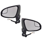 Set of 2 Heated Mirrors for Toyota Venza (2013–2014)