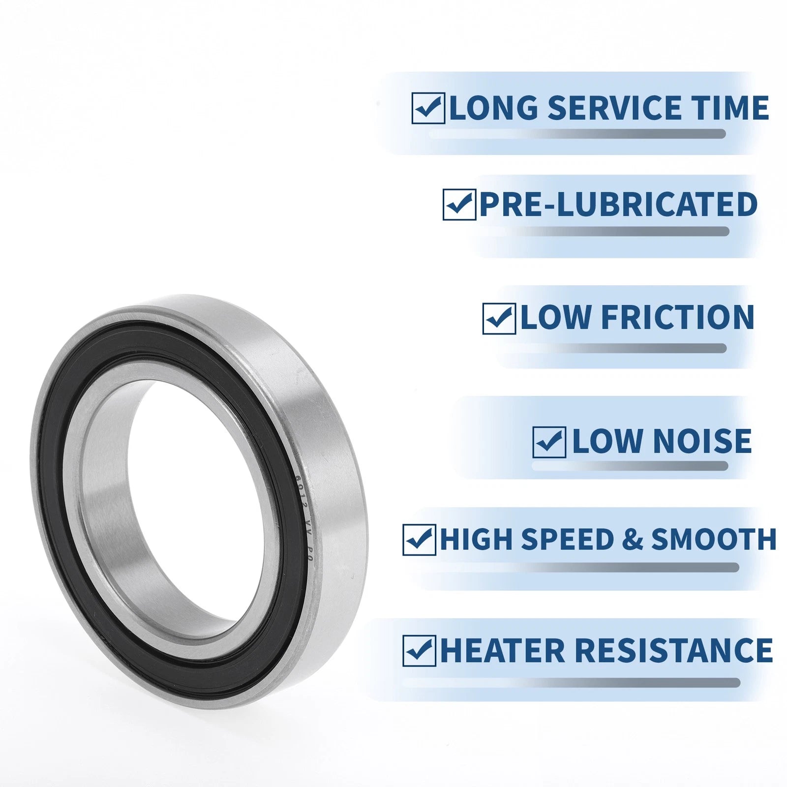 Deep Groove Ball Bearing 6012VV for Scooter Skateboard Wheel (P0 60x95x18mm)