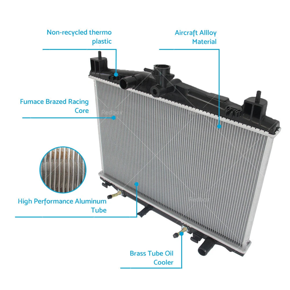 Radiator for Mazda 2 DE (2007–2014)