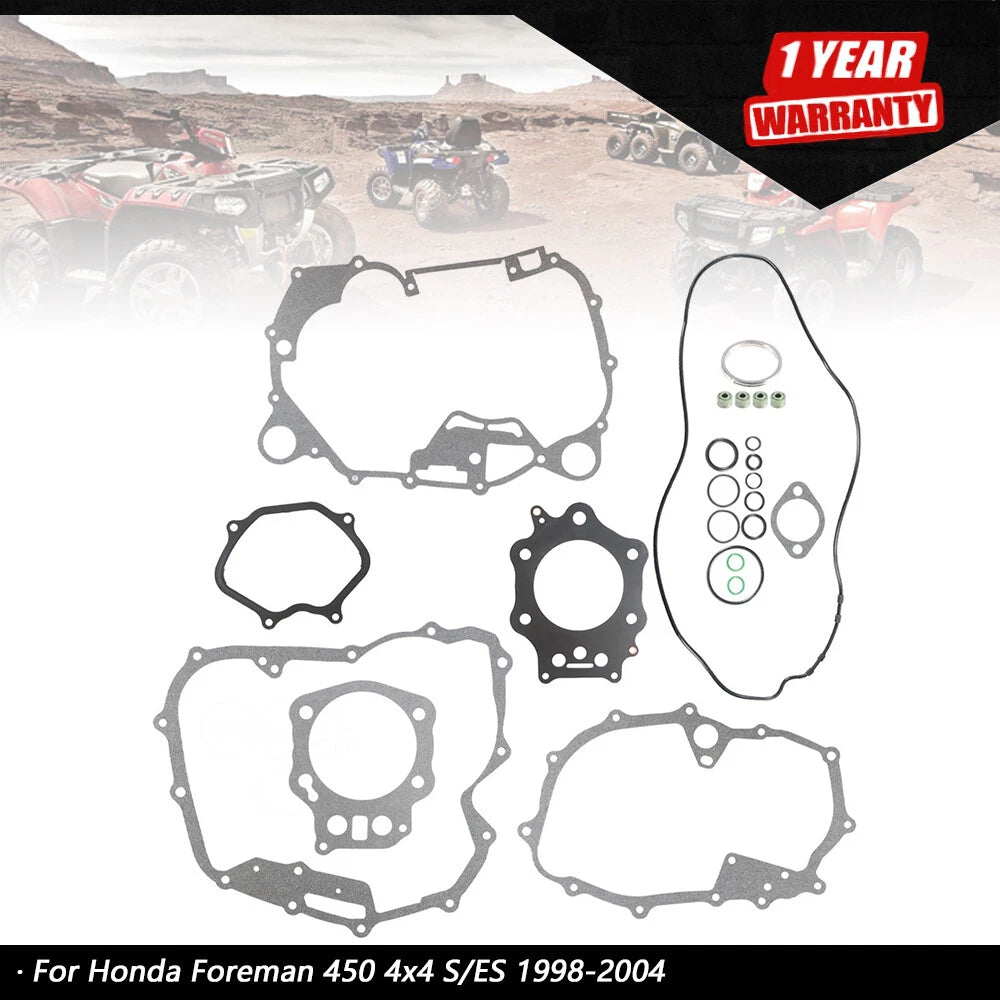 Full Gasket Kit Set for Honda Foreman 450 4x4 (1998–2004)