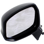 Set of 2 Manual Remote Mirrors for Honda Civic (2012–2013) Black