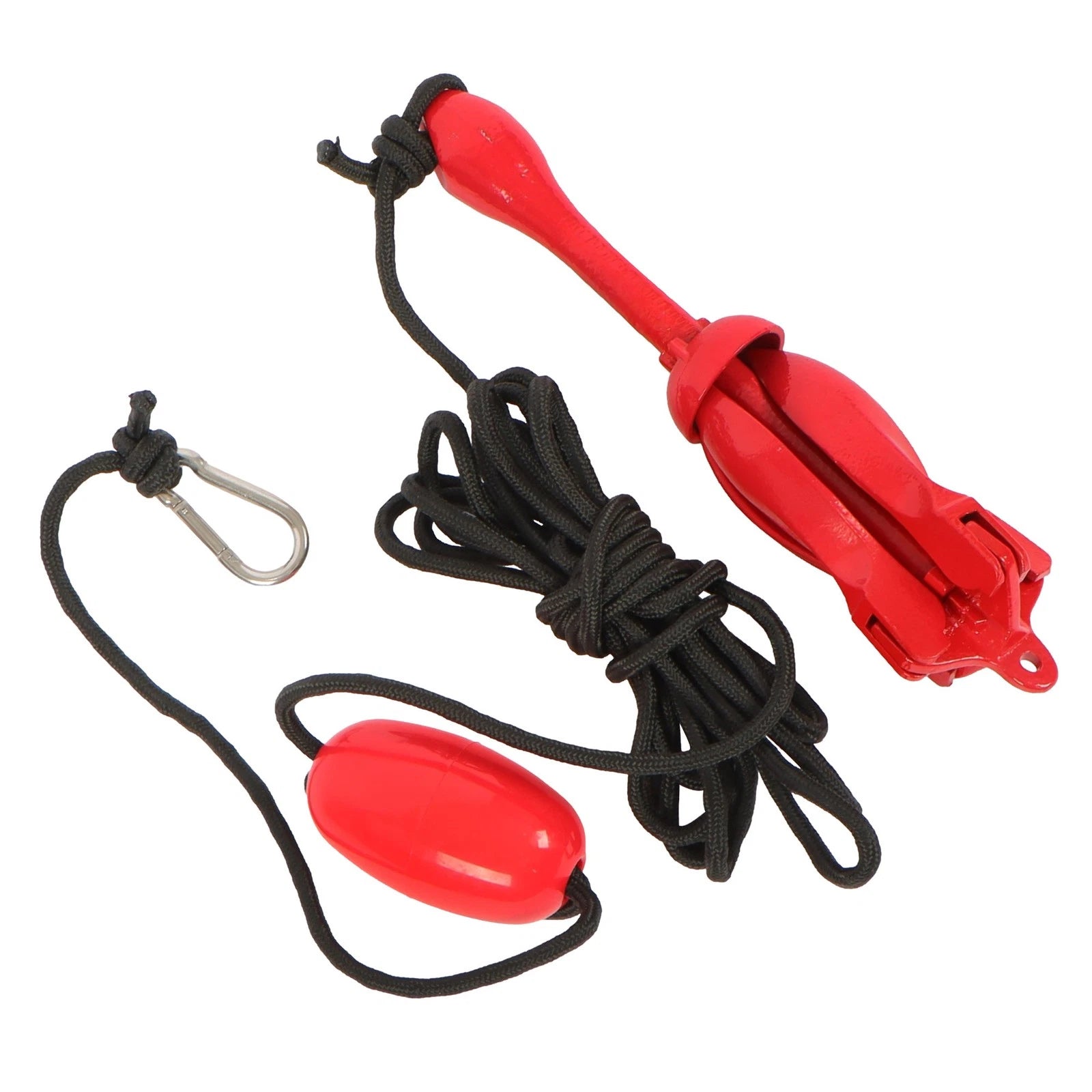 Folding Boat Anchor Kit 5.5lb for Small Boats (Fits Canoes, Paddle Boards)