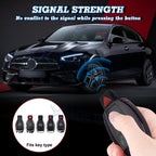 Smart Key Fob Holder Cover Chain for Mercedes-Benz C E S Class (2015-2024)