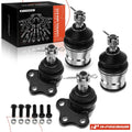 Set of 4 Front Upper & Lower Ball Joints for Dodge Dakota Durango (1997–1999)