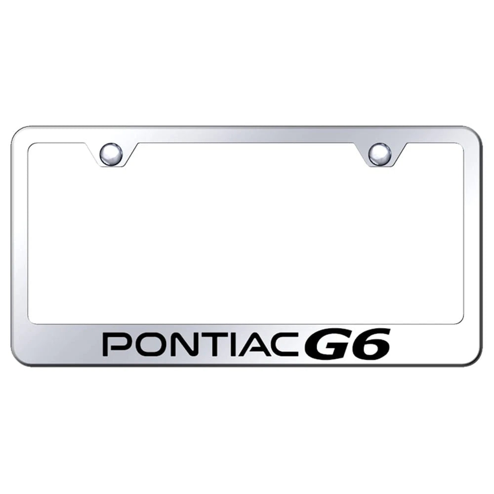 Stainless Steel License Plate Frame - Officially Licensed for Pontiac G6