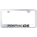 Stainless Steel License Plate Frame - Officially Licensed for Pontiac G6
