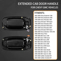 Set of 4 Exterior Door Handles for Chevy Silverado GMC Yukon (1999–2007) 15721571