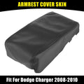 Center Console Lid Armrest Cover for Dodge Charger (2008–2010) Black