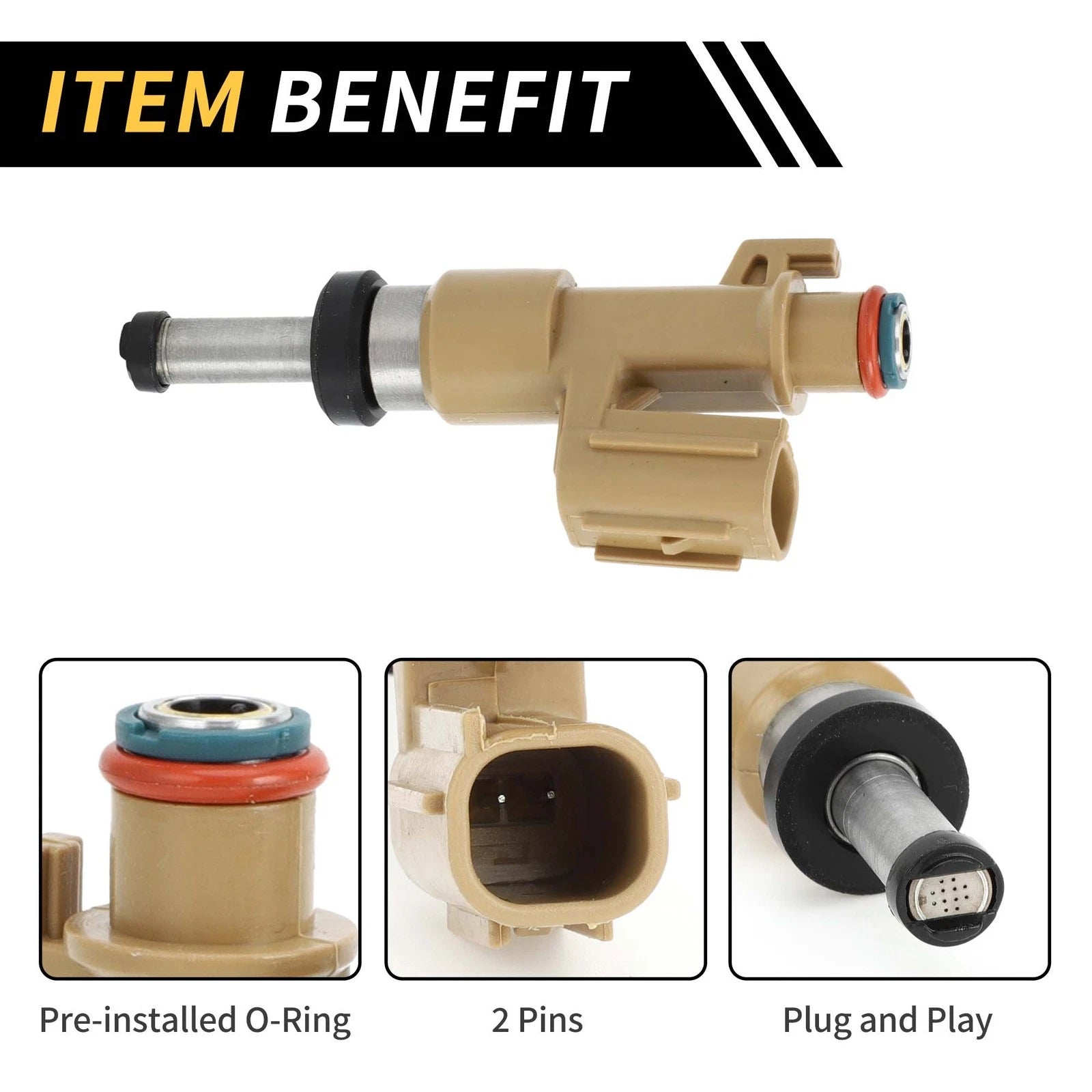 Fuel Injector for Toyota Tundra (2007–2009) No. 2320909150, 12 Holes
