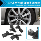 Set of 4 ABS Wheel Speed Sensors for Volkswagen Amarok (2010–2019) 2H0927807A