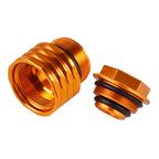 Rear Brake Reservoir Extender + Cover for KTM 125 250 350 450 SXF XCF SX XC (2004–2021)