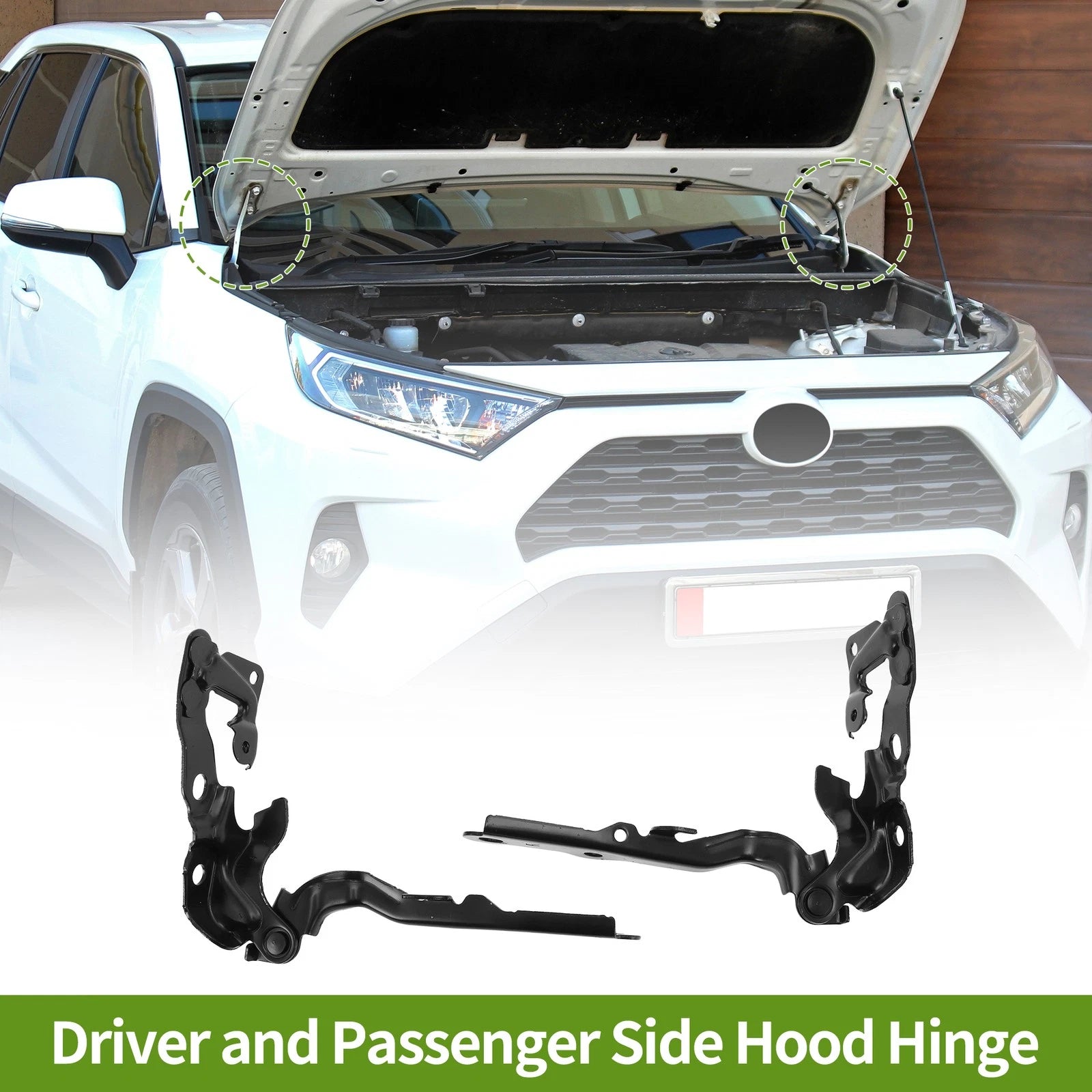 Hood Hinges for Toyota Camry (2007–2011) 1 Pair No. 5341033180