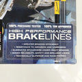 Goodridge +6" Brake Line Kit for Harley Road King (ABS) (2014–2023) HD22102-A