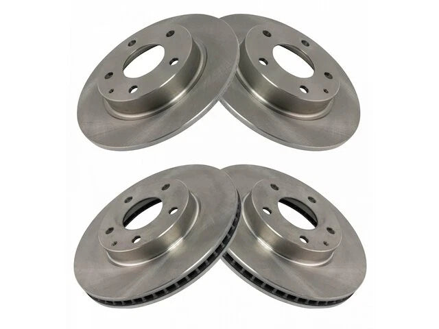 Set of 2 Front and Rear Brake Rotors for Mazda 3 (2014–2016) WS189JJ