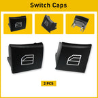 2X Driver Window Switch Button Cover for Mercedes Benz ML GL R Class (2006–2012)