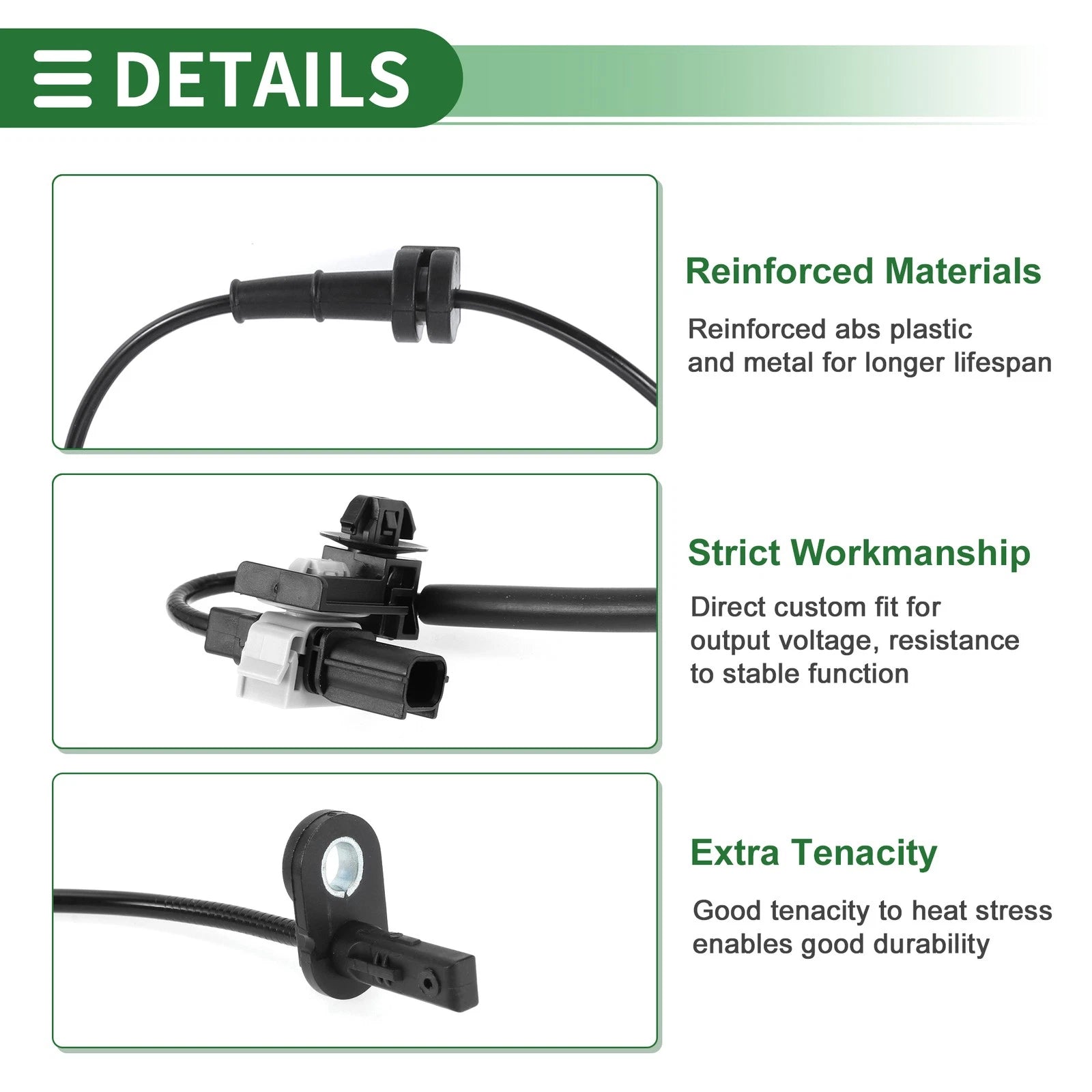 ABS Wheel Speed Sensor No. 57450TVAA03 for Honda Accord (2018–2023)