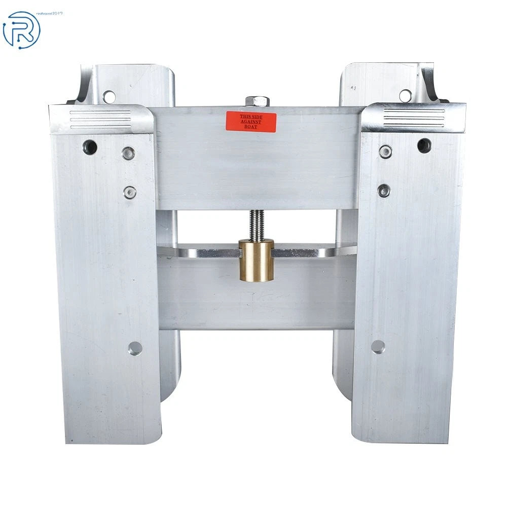 JPL4400 Adjustable Outboard Jack Plate for Motor Power Lift (Silver Aluminum)