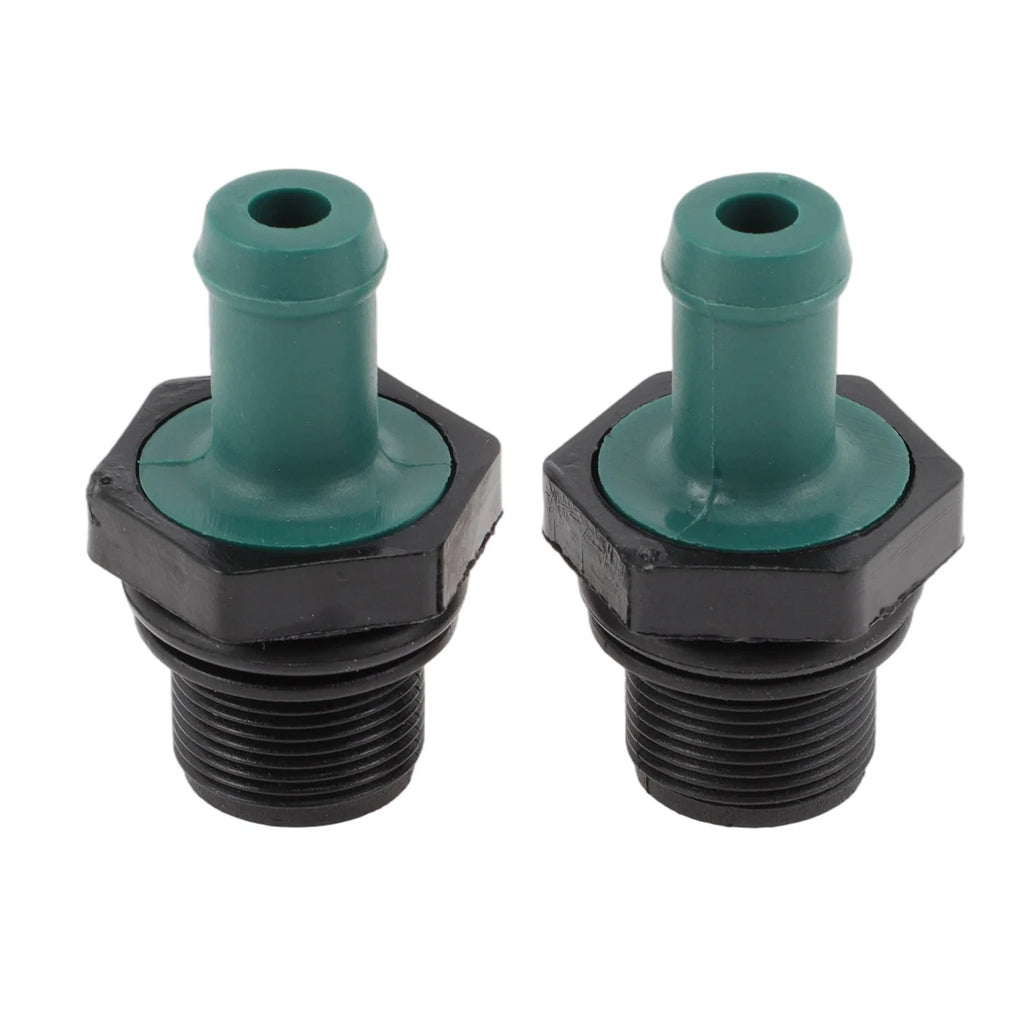 Set of 2 PCV Valves for Nissan Altima (2007–2015) 118106N202 Plastic Black Green