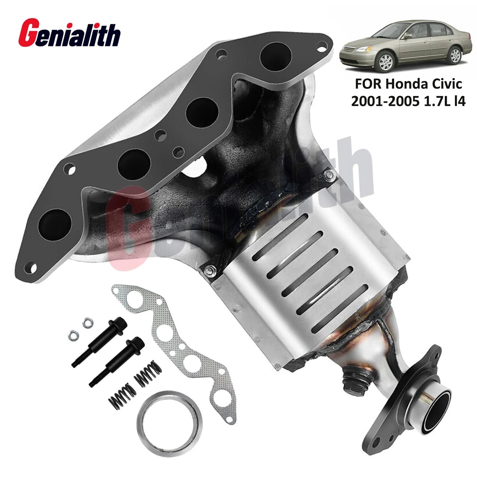 Catalytic Converter for Honda Civic DX LX CX HX 1.7L (2001–2005)