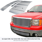 Stainless Steel Billet Grille Combo for GMC Sierra 1500 (2007-2013)