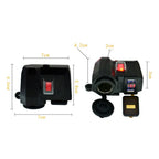 Socket / Waterproof Dual USB / Charging Socket with Voltmeter for Motorcycle