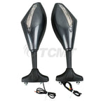LED Turn Signal Mirrors for Kawasaki Ninja ZX-6R ZX-10R (2004 - 2011)