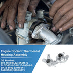 Engine Coolant Thermostat Housing Assembly for Ford Expedition Explorer F-150 (2003–2021)