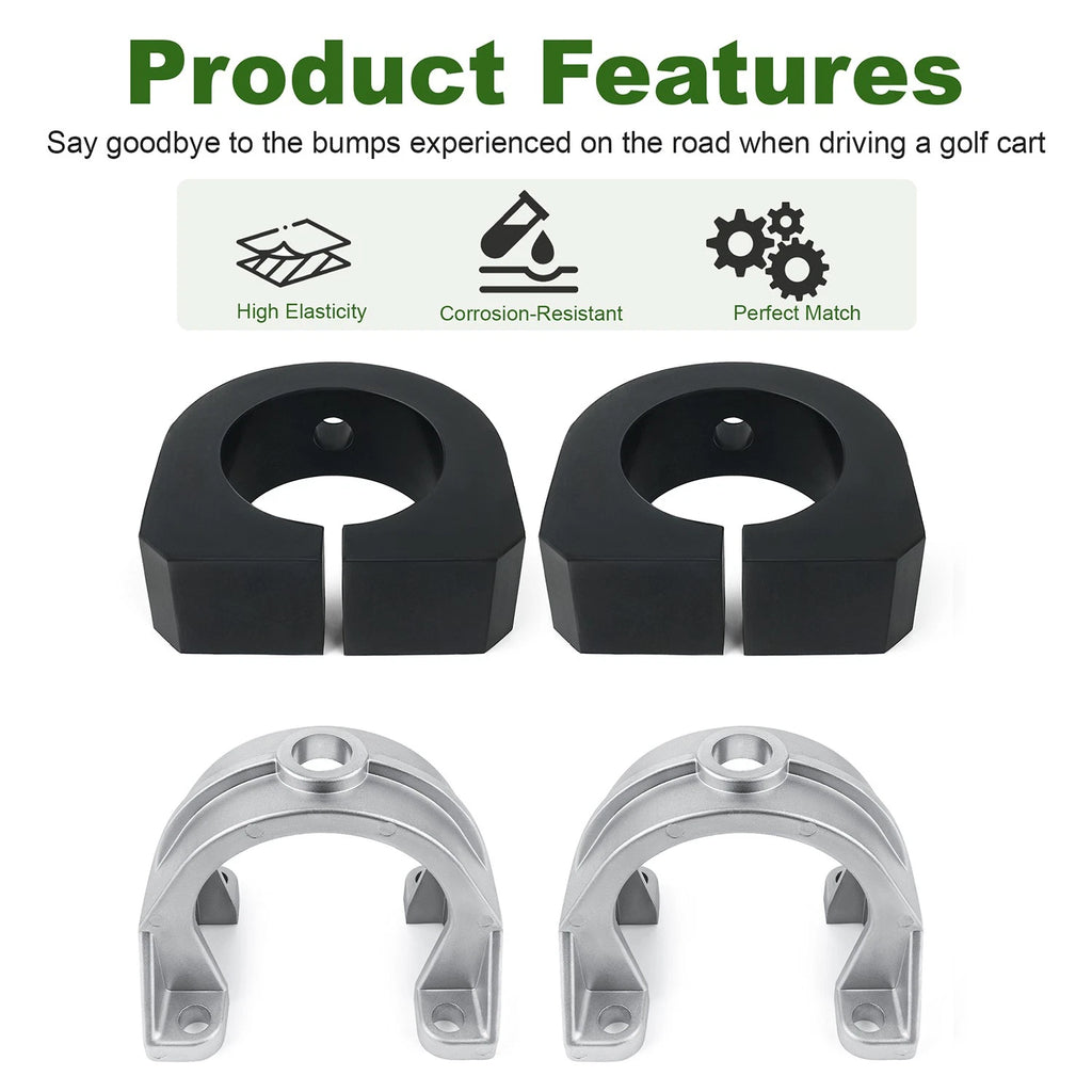 Rear Spring ISO Mount Cap with Rubber Bushing for E-Z-GO Workhorse 800/1200