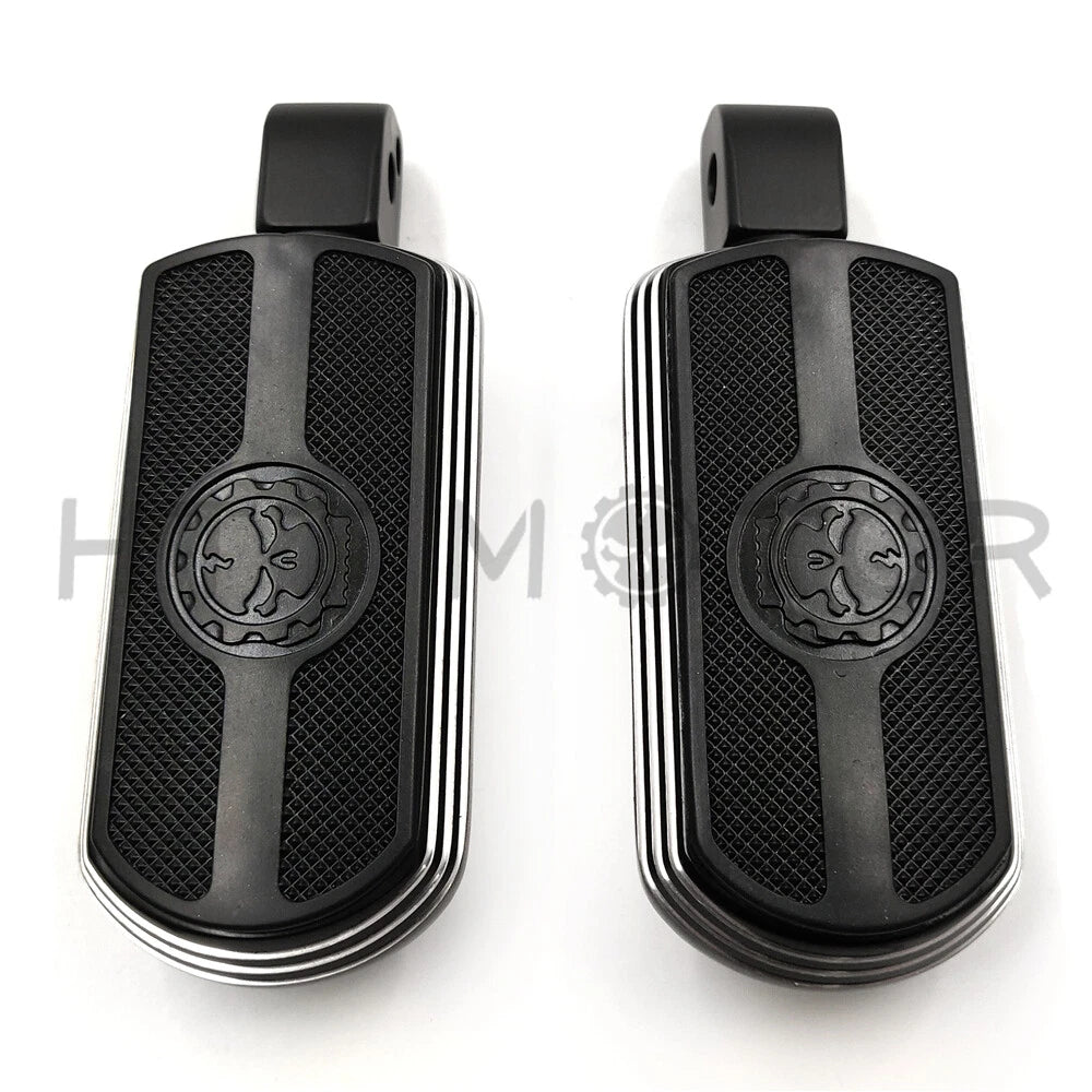 Skull Rubber Footpeg for Harley Davidson Softail Fat Boy FLFB, Fat Bob FXFB (2018–2023)