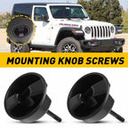 2pc Hardtop Freedom Top Targa Mounting Screw Knob for Jeep Wrangler JK (2007–2018)