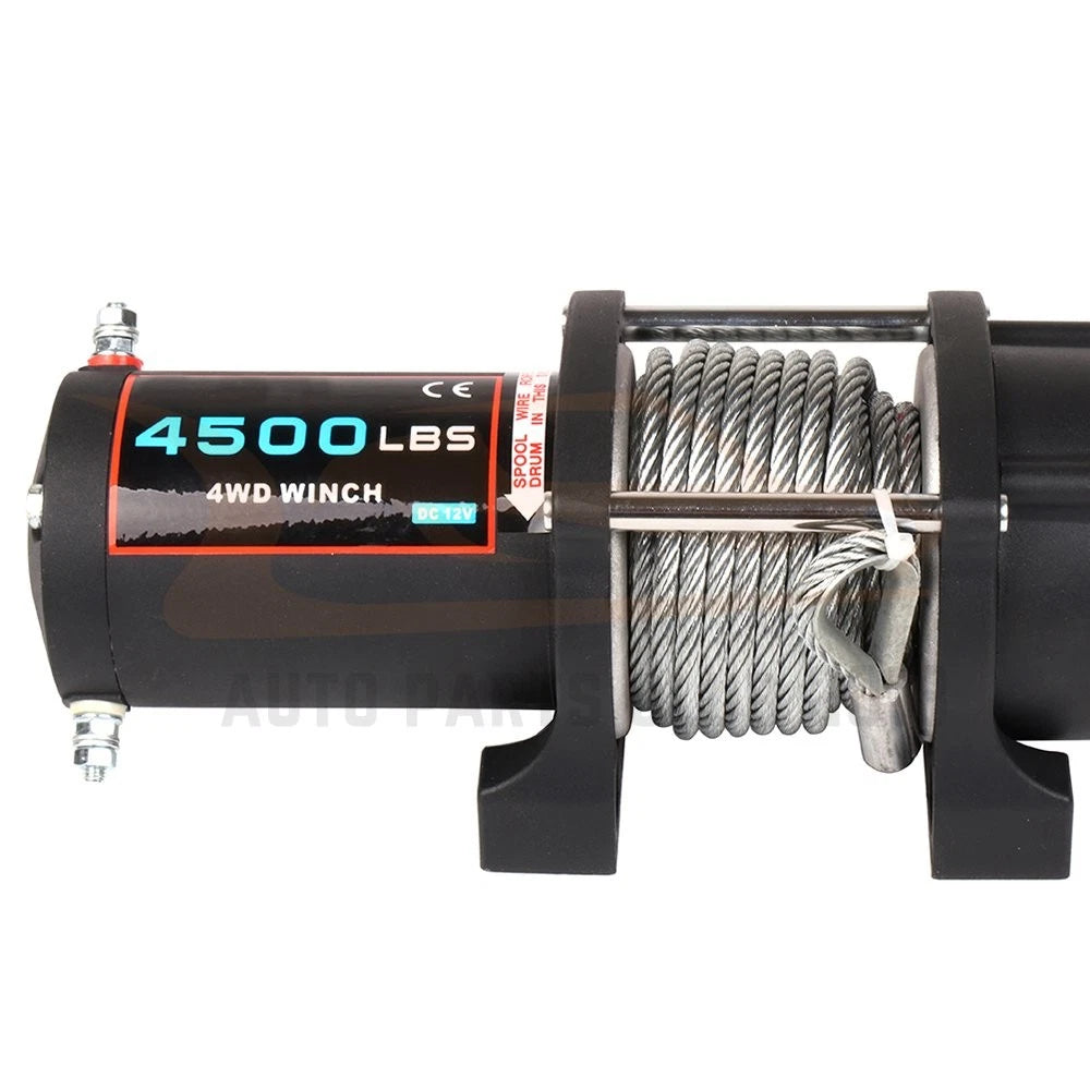 4500LBS Electric Winch with Steel Rope for Offroad UTV ATV 4WD