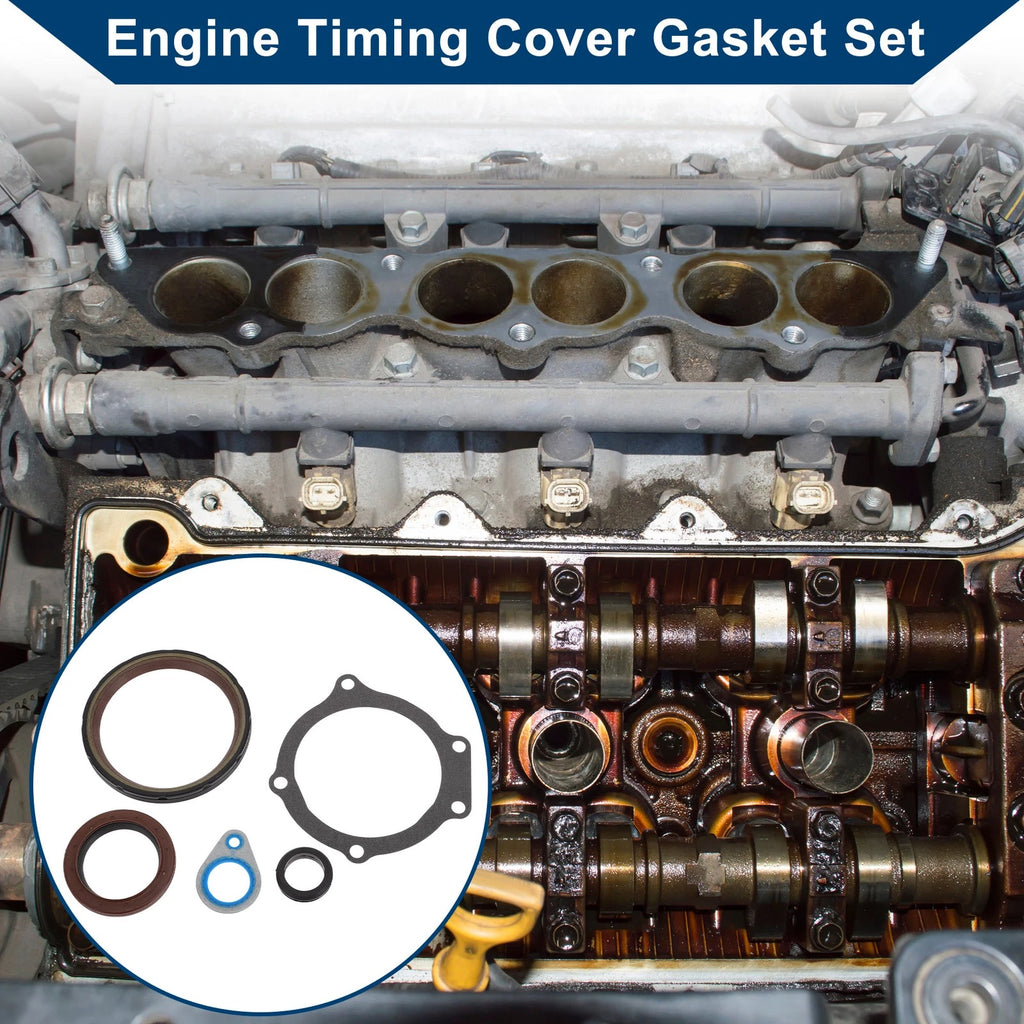 Set of 1 Engine Timing Cover Gasket TCS45052 for GMC Envoy (2004–2009)