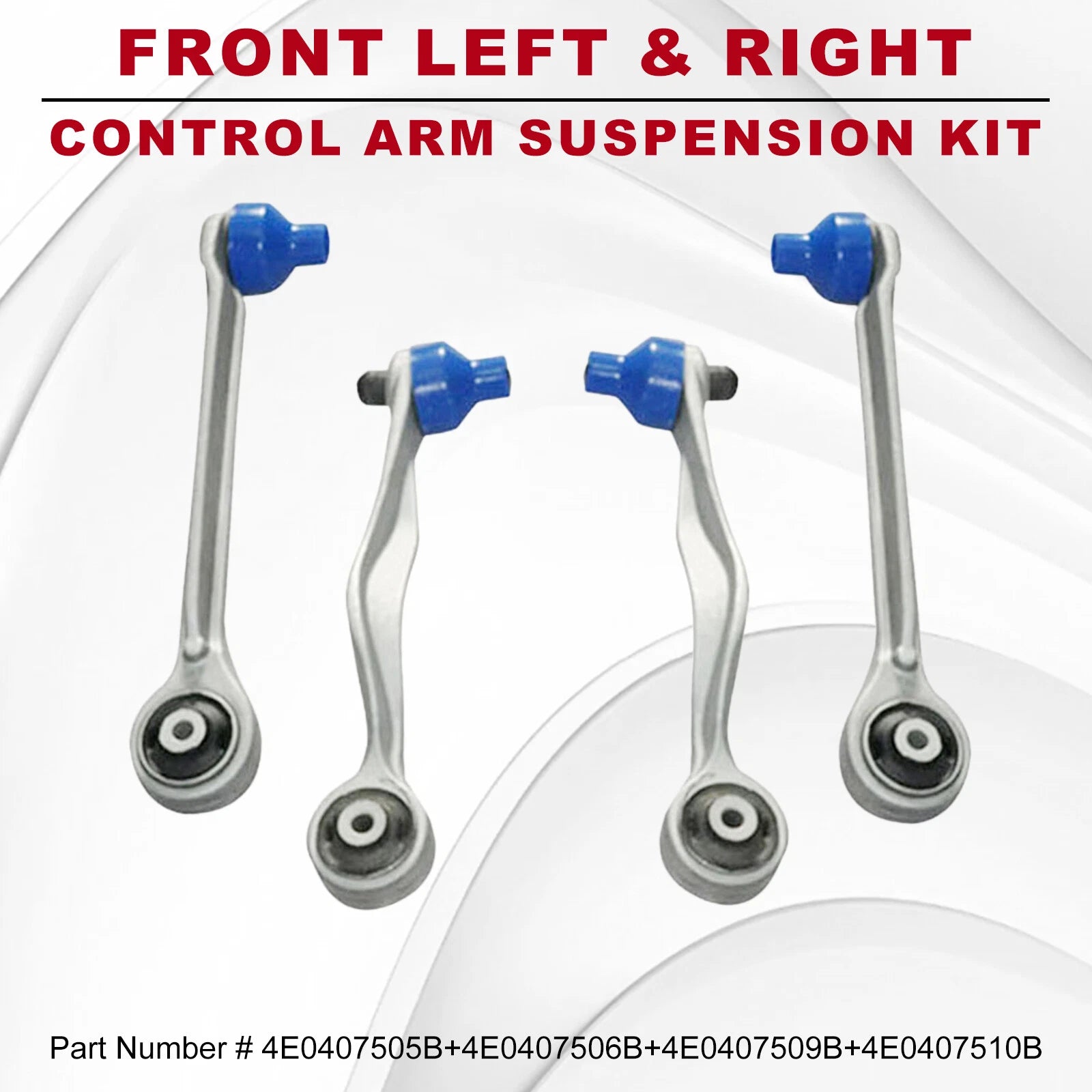 Set of 4 Control Arms for Audi A6 A8 S6 VW Phaeton