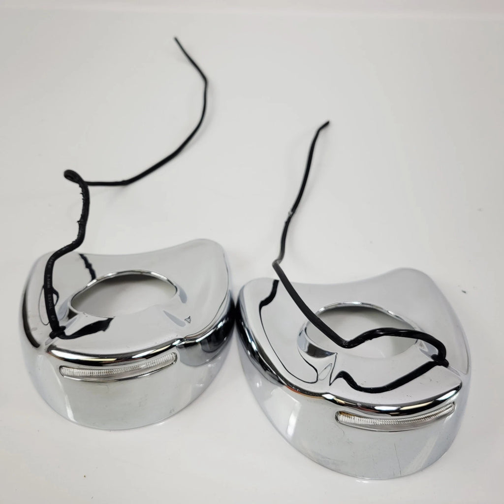 Chrome Illuminated Mirror Housing for Harley Street Glide (2014–2023)